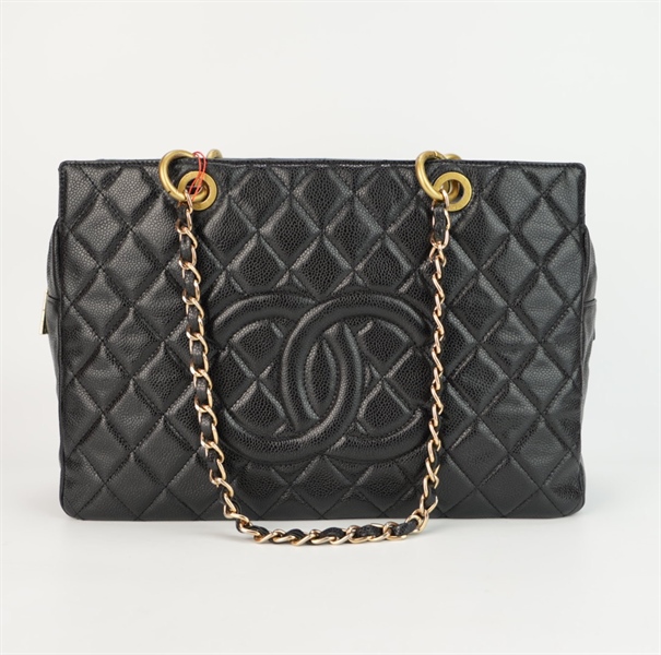 Túi Chanel đen logo nổi size 32++