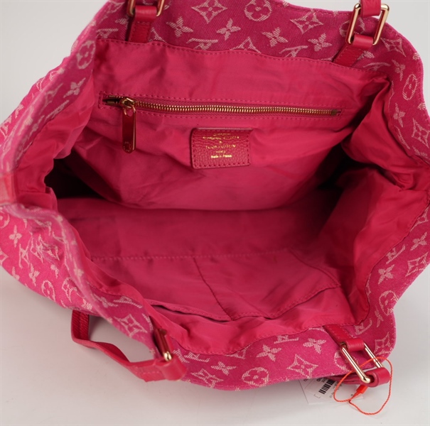 Túi LV hoa nền hồng dây rút Size 35 ++