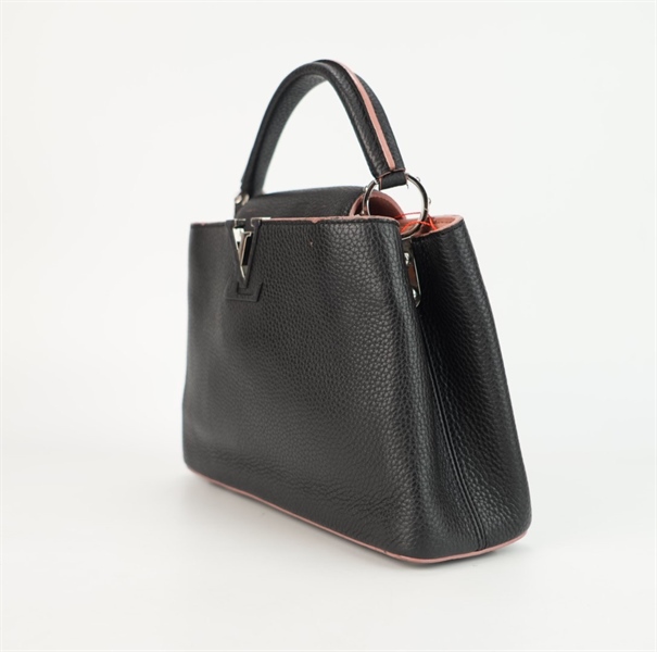 Túi LV capu đen lòng hồng size 26 ++