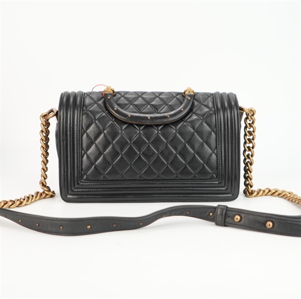 Túi Chanel đen quai xách size 24 ++