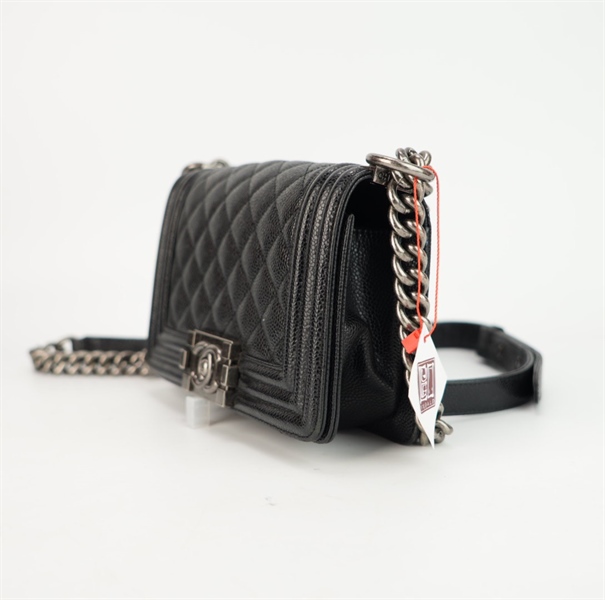 Túi Chanel đen khóa bạc size 20 ++