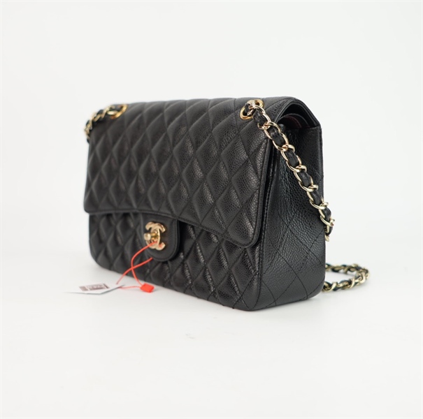 Túi Chanel đen khóa vàng size 24++