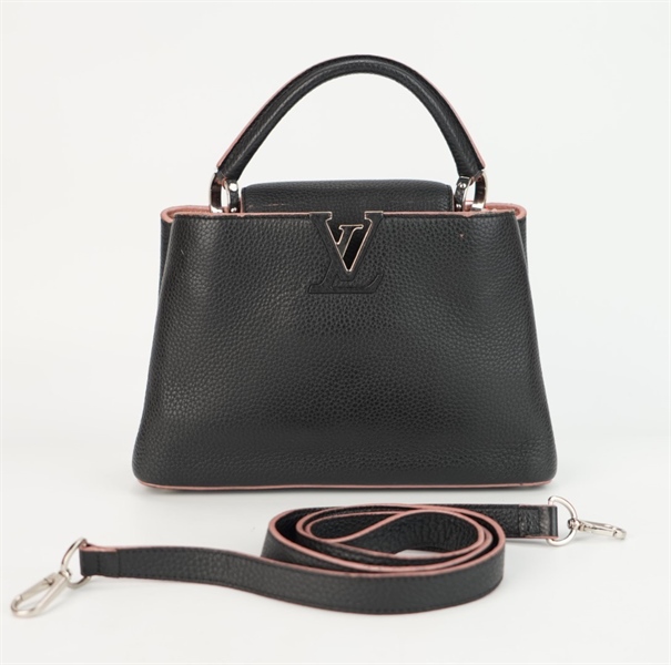 Túi LV capu đen lòng hồng size 26 ++