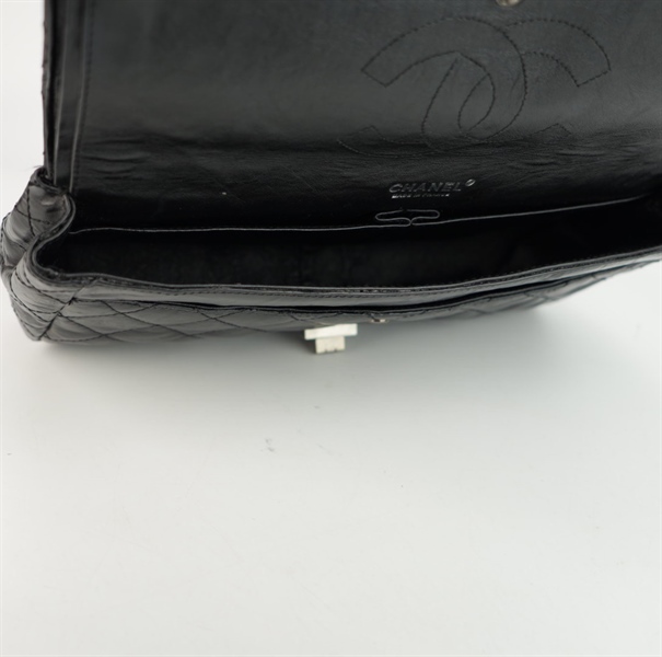 Túi Chanel đen khóa xoay bạc size 30++