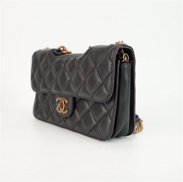 Túi Chanel đen quai xích size 26 ++