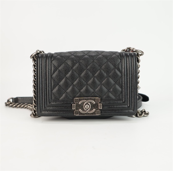 Túi Chanel đen khóa bạc size 20 ++