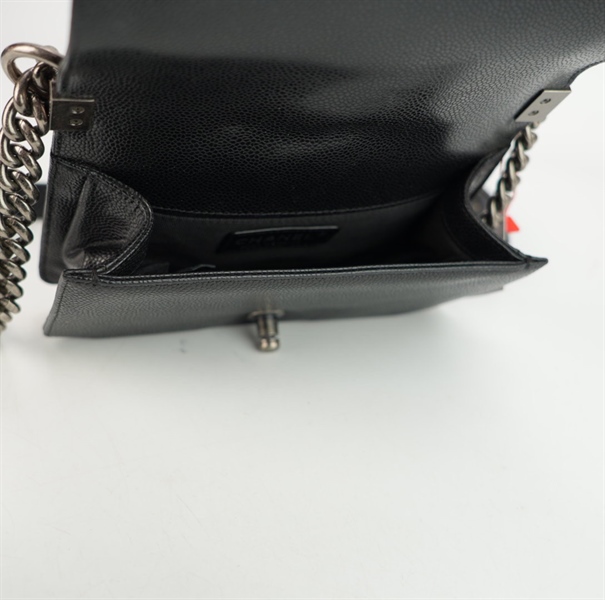 Túi Chanel đen khóa bạc size 20 ++