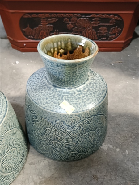 BÌNH ĐẦM VUÔNG BÉ HOA DÂY