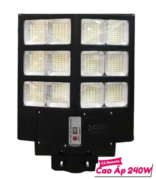 Đèn năng lượng mặt trời 240w liền thể QV
