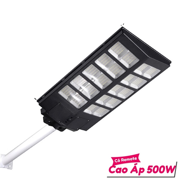 Đèn năng lượng mặt trời 500w liền thể QV