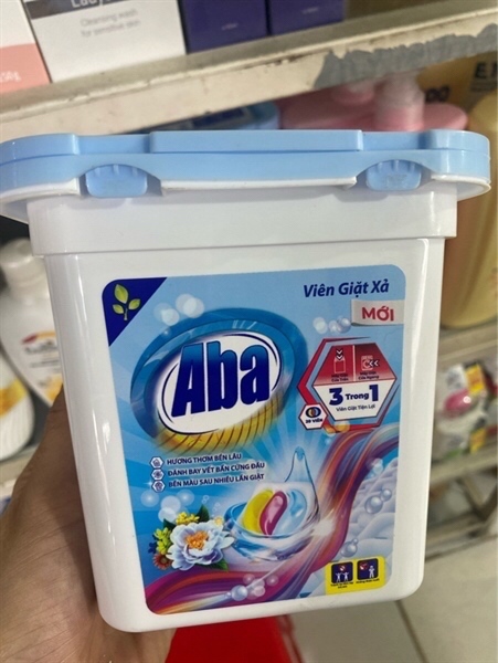 Viên giặt xả 3trong 1 aha