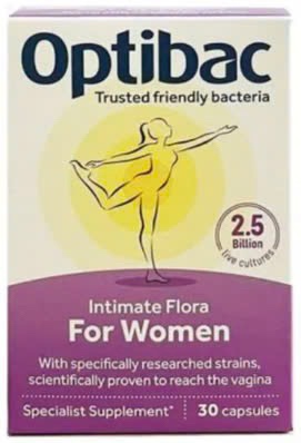 Optibac For Women (Bổ sung lợi khuẩn hỗ trợ sức khoẻ nữ giới) (Lọ 30 viên) - Đan Mạch