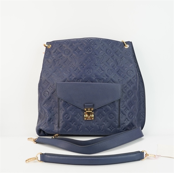 Túi LV hoa xanh đen ngăn lớn có khóa s40 KG++