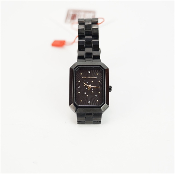 Đồng hồ Karl Lagerfeld mặt vuông đen KG+