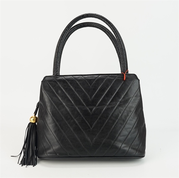 Túi Chanel đen có tua rua s25 KG+