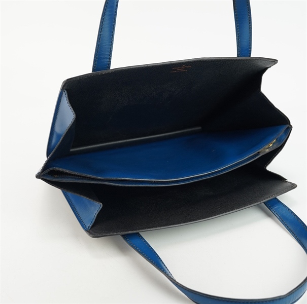 Túi LV vân đen phối xanh dương size23 KG+