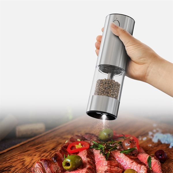 Máy Xay Tiêu Sạc Pin Xay Mịn Êm Nhanh