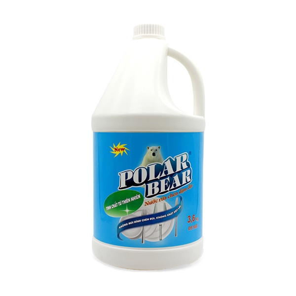 Nước rửa chén đậm đặc Polar Bear 1Kg (12Chai/Thùng)
