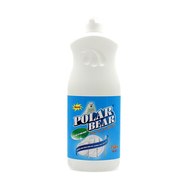 Nước rửa chén đậm đặc Polar Bear 750g (18Chai/Thùng) (New)