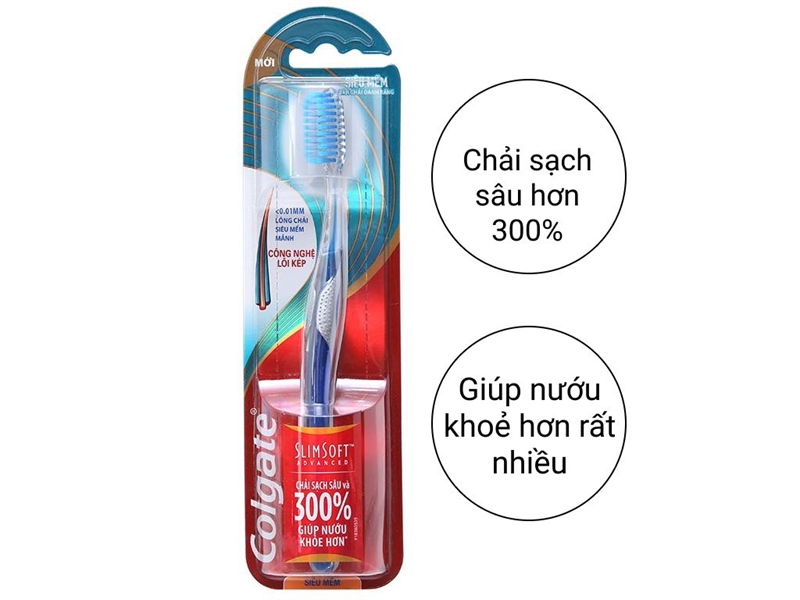 Bàn chải đánh răng Slimsoft Advanced CHX Single _VN(IDT)*12 (12 cây/thùng)