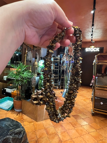 Vòng tay đá vụn mắt hổ +