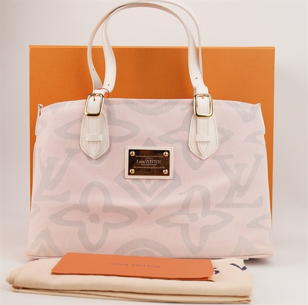 Túi LV tote màu hồng size 40 KG+