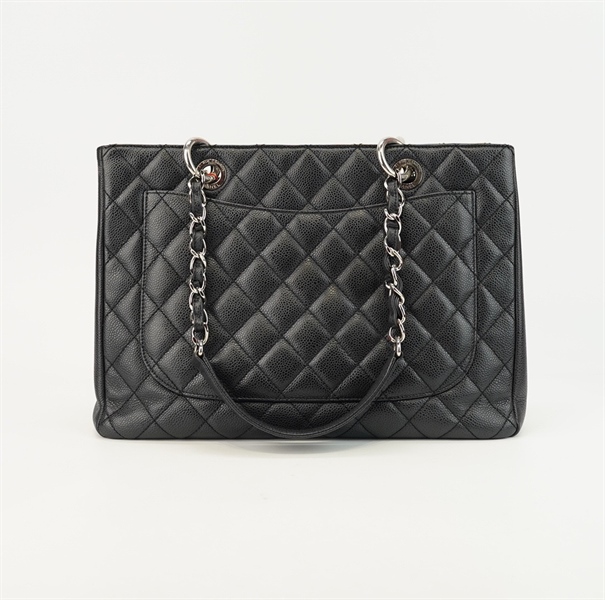 Túi Chanel Tote màu đen sz 34cm KG+