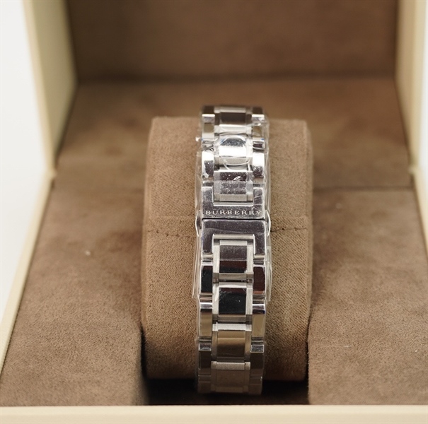 Đồng hồ BBR mặt tròn bạc (26802) KG+