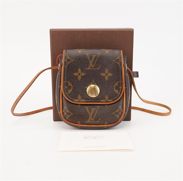 Túi LV hoa nâu mini KG+