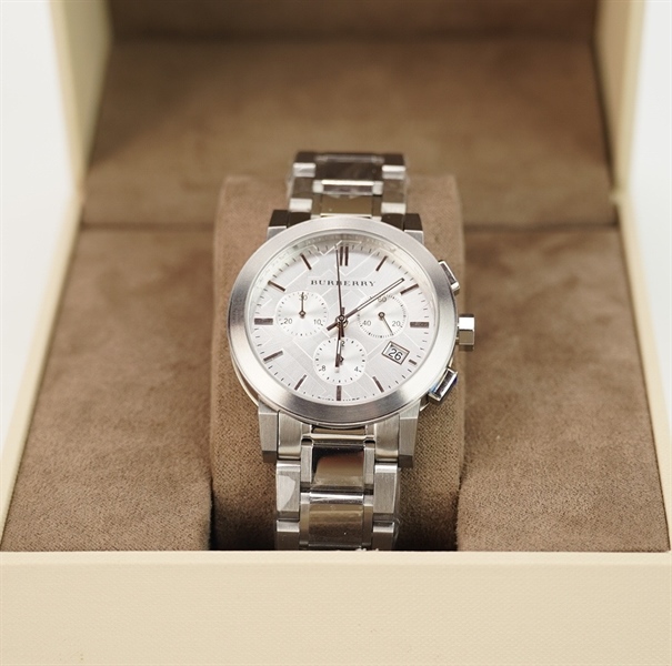 Đồng hồ BBR mặt tròn dây bạc KG+