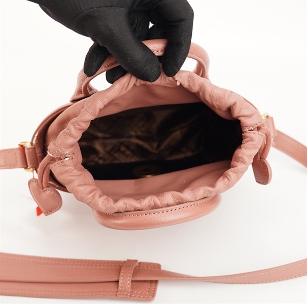 Túi Moschino hồng đất S16 KG+