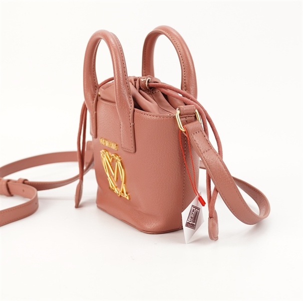 Túi Moschino hồng đất S16 KG+