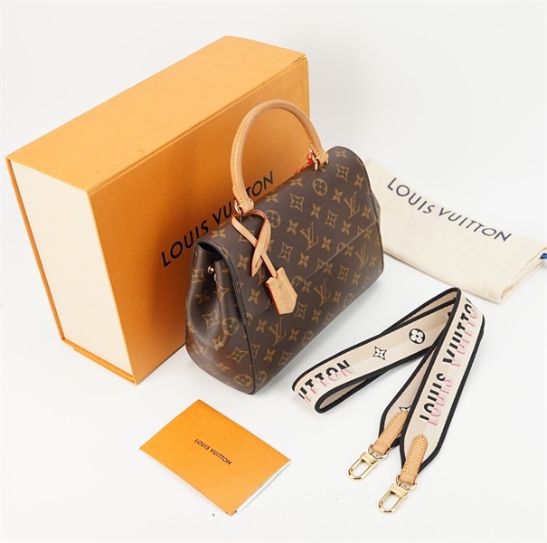 Túi LV Cluny hoa nâu S25 KG+