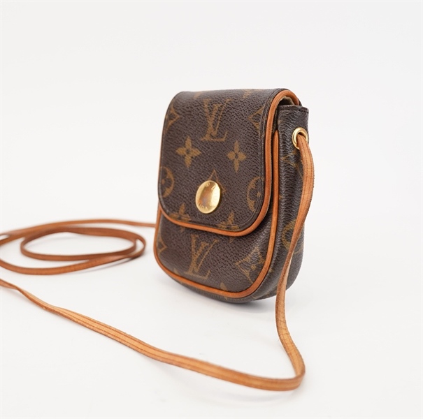 Túi LV hoa nâu mini KG+