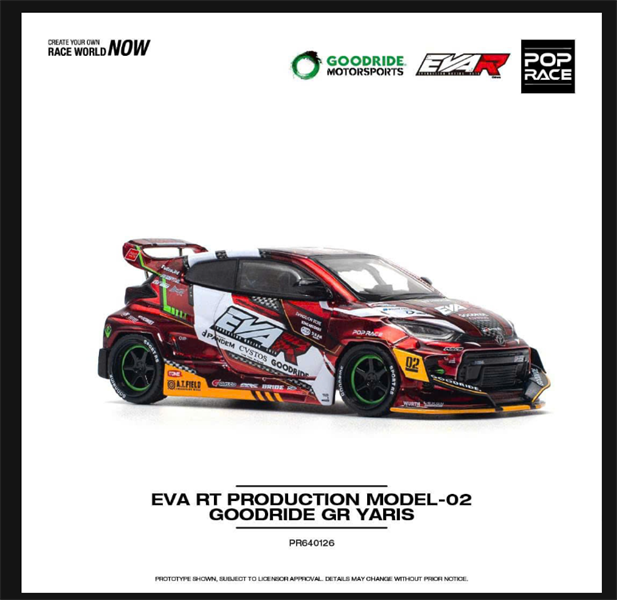 [SGTVN] POPRACE PR640126 EVA RT PRODUCTION MODEL-02 GOODRIDE GR YARIS