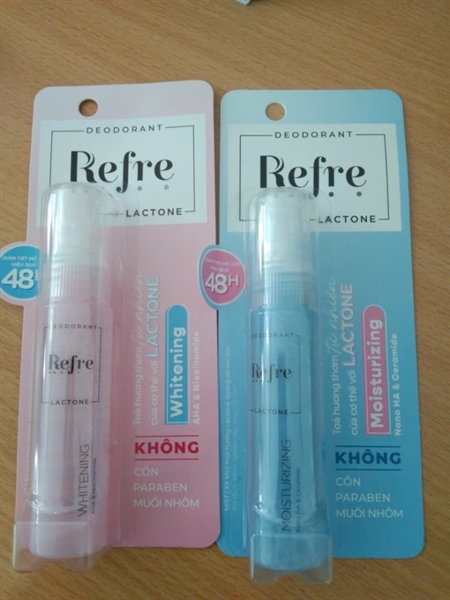 Xịt khử mùi hương Lactone dưỡng da trắng mịn Refre Lactone Whitening 30ml - Rohto