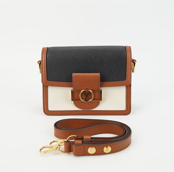 Túi LV Dauphine trắng đen nâu s20 TB+