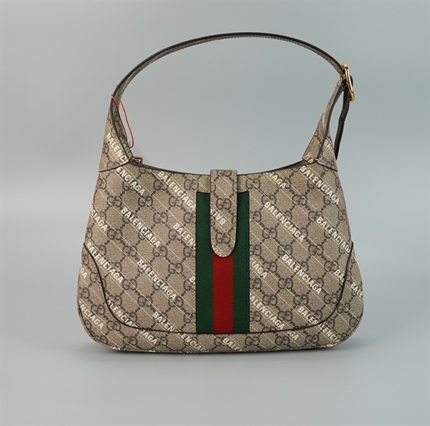 Túi GG Jackie 1961 màu xám S27 TB+