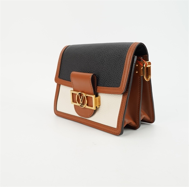 Túi LV Dauphine trắng đen nâu s20 TB+