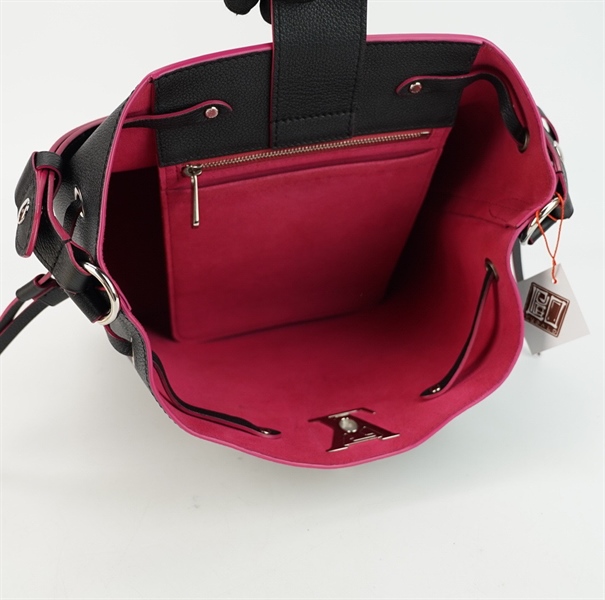 Túi LV đen lòng hồng (DU0159) sz26 TB+