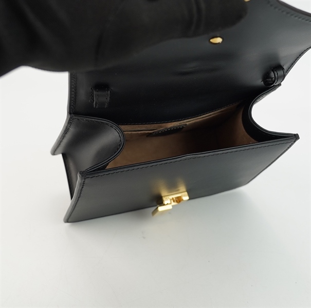 Túi GG Sylvie đen (493075) 2 strap s20 TB+