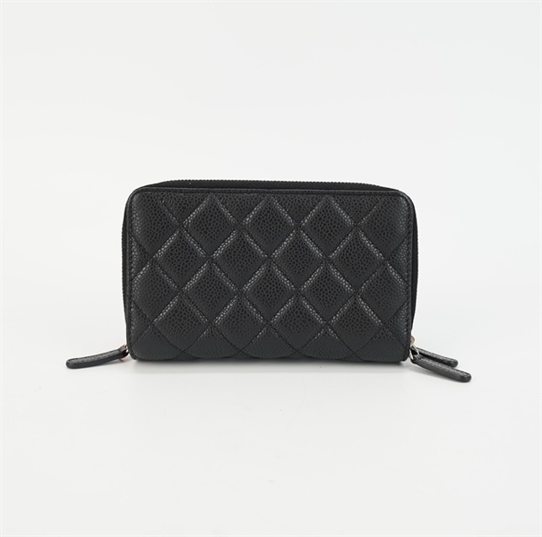 Ví Chanel đen 3 ngăn kéo (code 20955322) +