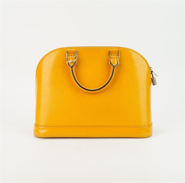 Túi LV alma màu vàng có ổ khóa +