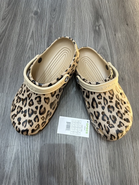 Giày Clog Unisex Crocs Printed Leopard Classic