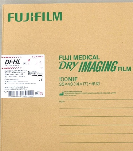 Phim X-Quang KTS Fuji (Model: DI-HL 35 x 43cm) (100 tấm/hộp) - Nhật Bản