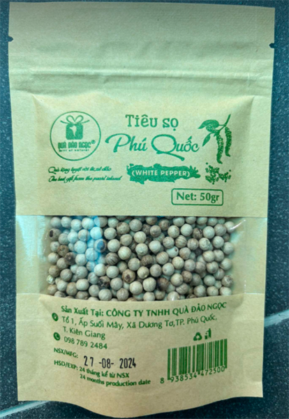 Tiêu hạt sọ Phú Quốc 50gr