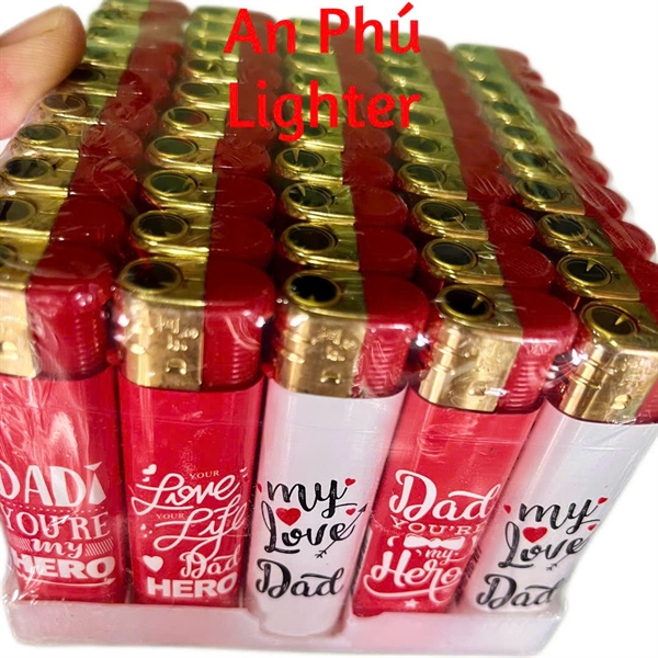 Quẹt Khò Tia Lửa Xanh L909/801 size nhỏ
