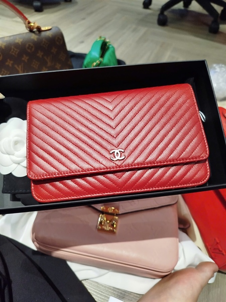 Túi Chanel Woc đỏ 19cm KG+ (22396928)