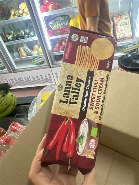 Bánh Gạo Vị Chua Cay Hữu Cơ 100G