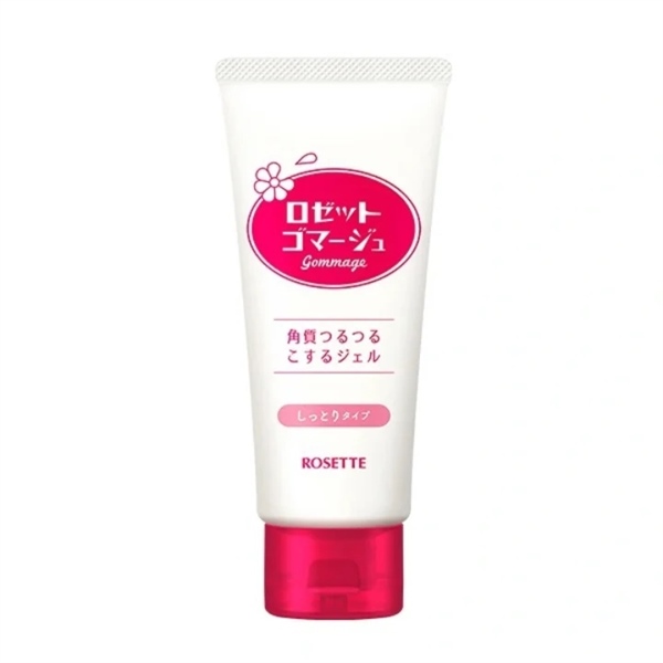 Gel tẩy tế bào chết cho da khô và nhạy cảm Rosette Gommage Moist Nhật Bản 120g (đỏ)